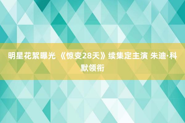 明星花絮曝光 《惊变28天》续集定主演 朱迪·科默领衔